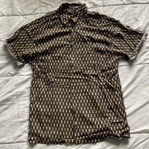 Men’s Pierre Cardin Short Sleeve Button-Up Shirt